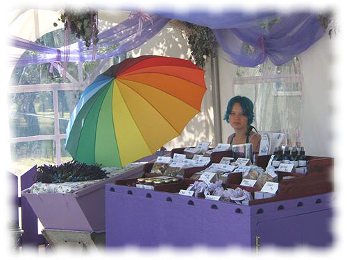 Lavender products display