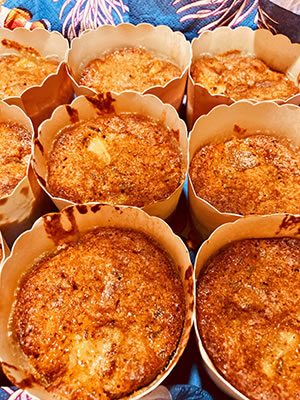 DrunkenĀ French Lavender Pear Cupcakes 2021