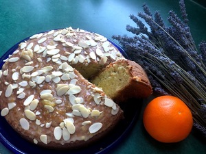 Lavender Sunshine Cake