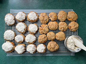 Lavender Carrot Cake Cookies 2025